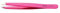 ESTAS-PINZETTA INOX OBL.FLUO FUCSIA