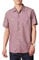 Amazon Essentials Men's Regular-Fit Short-Sleeved Chambray Shirt, Burgundy, XL