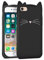 LUIKE iPhone SE 2020 Hülle, iPhone 6 Hülle, iPhone 6s Hülle, iPhone 7 Hülle, iPhone 8 Hülle, Schwarz Schnurrbart Katzenohren Kitty Lustige Mode 3D Cartoon Tiere Weiche Silikon Stoßfeste Hülle