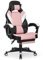 Intimate WM Heart Silla Gaming Reposapiés, Ergonómica Silla de Oficina, Giratorio Silla Escritorio Altura Ajustable Alto Respaldo Reclinable, Silla Computadora Gamer para Videojuegos (Rosa)