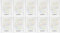 10x Collegeblock Kollegblock A4 dotted punktkariert 80 Blatt 90g/qm Premium Marke ADINA (Deutschlandkarte)