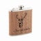Flachmann mit Gravur Holz personalisiert *verschiedene Logos* personalisierter und gravierter Flachmann