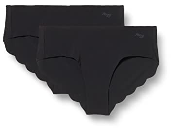 Sloggi Donna Zero Microfibre 2.0 H Hipster 2P, Nero, S