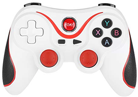 Annadue Kabelloser Controller Kompatibel für PS3-Konsole, T3-Telefon, Kabelloser Bluetooth 4.0-Gamepad-Spielgriff, Hochpräziser Gaming-Controller für PS3-Host mit Ladekabel