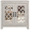 Galano Millicent 12 Pairs Shoe Cabinet - 2 Door Modern Storage Cabinet - Standing Organiser for Home - Office - 34D x 78.6W x 76.8H centimetres - Dusty Grey Oak