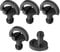 Frgyee Kamera-Befestigungsschraube, D-Ring 1/4 Zoll Schraube, Stativ Schraube, 5 Stück（Schwarz）