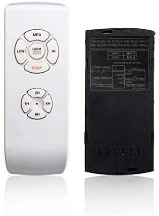 ALEOHALTER 110V/220V Universal Ceiling Fan Lamp Remote Control Kit, Wireless Remote Control for Fan Pendant Light Controller Switch(38 * 38cm)