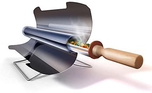 PARFCO Solarofen, tragbarer Outdoor-Solarkocher und Campingofen zum Kochen von Speisen, Sonnenkocher für Rucksacktouren, Wanderungen, Familienfeiern