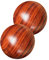 FOYTOKI Massageball aus Massivholz, Stressabbau, Handmassagegeräte, spirituelle Baoding-Bälle, Baoding-Bälle, chinesische Bälle für Stress, Handbälle, Fasziitis, Fußsohle, 2 Stück