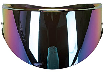 EVURU Visiera a Lente per Moto Protezione Antivento per LS2 per FF399 Bike Accessorio Moto Casco Lente Visiera Schermo Parabrezza (Color : 4)