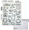 Tim Holtz Tiny Frights Haftstempel-Set – Carnora Netz-Aufbewahrungstasche, August 2023 Release (CAR2CMS468)