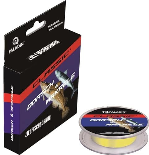 Paladin Classic Zielfischschnur Dorsch/Makrele 0,45mm 14,0kg 250m fluogelb