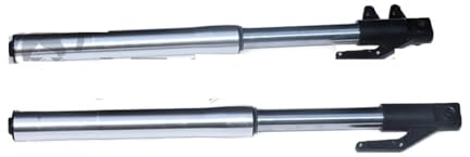 FRAMUN Motorcycle shock absorber Motorcycle 630MM Upside Down Front Fork Shock Absorber 45MM 125cc 150cc Apollo CRF KLX Pit Bike (Color : Silver)