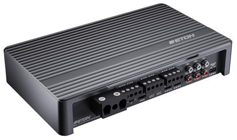 ETON MA 6 – kompakter 6 Kanal Verstärker, leistungsstarke digitale Mini Endstufe für Autos und Reisemobile, Class D Amp mit 6 x 120 W