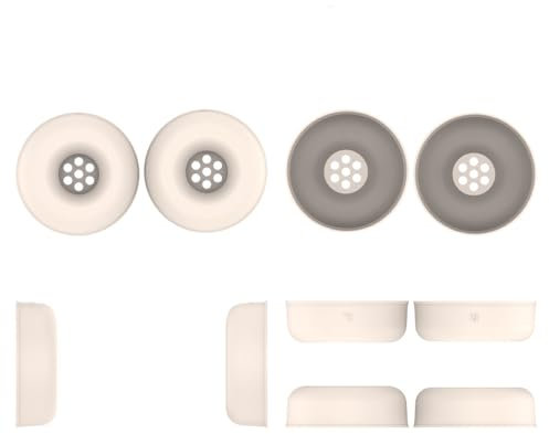 1 paio di cuscinetti auricolari Cuscino in silicone di ricambio compatibile per JBL Tune 520BT, cuffie Cuscini auricolari morbidi Cuscini protettivi per le cuffie (Bianco)