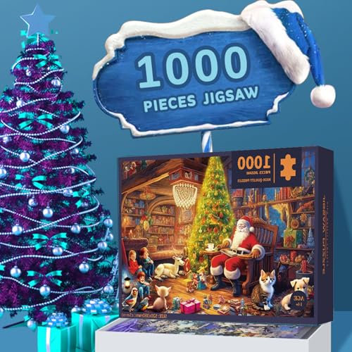 Weihnachts-Adventskalender für Frauen und Freunde, 24 Stück, für Mädchen und Jungen, 1008 Teile, Weihnachtspuzzle, Countdown-Kalender für Geburtstag, Weihnachten, Neujahr, Party, Themen-Dekoration