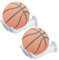 WANSHI 2 STK Ballhalterung Wand Hand,Ballhalterung Wand,Ballhalter Wand,Ball Halterung,Basketball Halterung Wand,Basketball Wandhalterung (weiß)
