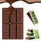 ATEWEITA Moule Tablette Chocolat Dubai, Moule silicone tablette de chocolat profond, avec 6 cavités pour le chocolat, sans BPA, revêtement antiadhésif Chocolate Mold, 1 pièces