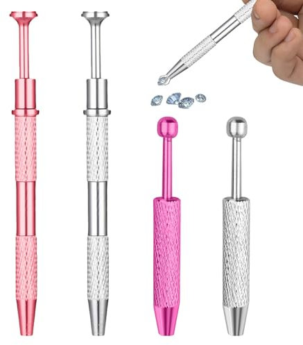 4PCS Piercing Ball Grabber,Stainless Steel 4-Claw Piercing Ball Screw Tool,Piercing Tools,Piercing Removal Tool,for Jewelry Craft,Pearl,Small Parts,Etc,Piercing Changing Tool(Pink,Silver,Rose Red)