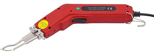 100W Rope Cutter Fabric, Electric Hot Cutter with Blades & Accessories, Adjustable Temperature 50-500℃,Cutting Tool Kit with Blades & Accessories, Fabric Hot Knife Rope Kit 