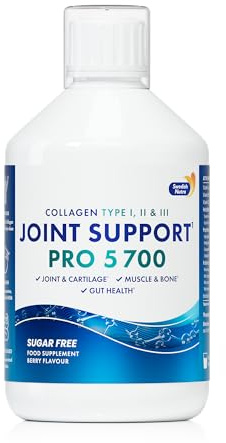 Swedish Nutra Joint Biotics – Flüssiges Kollagen mit Glucosamin, Chondroitin & Vitaminen – 500 ml Trinkformel für 33 Tage – ohne Zucker & künstliche Zusatzstoffe – ideal zur täglichen Ernährungsergänz