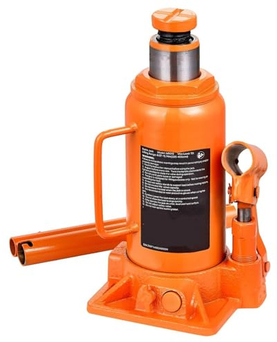 Duty Trolley Jack Hydraulic Bottle Jack 8.1-15.7 In Lifting Heavy Duty Welded Bottle Jack for Car SUV Pickup Auto Repair Scissor Jack(12T 8-15.8inch)