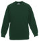 Fruit of the Loom Kinder Unisex Sweatshirt, Raglanärmel - Grün - Bottle Green - 104 104,Grün - Bottle Green