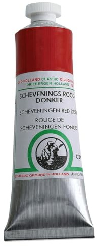 Old Holland Ölfarbe – Klassische Farben 40 MLS – 164 Künstlerfarben C24 Scheveningen Deep Red
