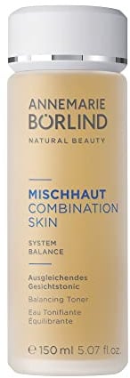 ANNEMARIE BÖRLIND MISCHHAUT Ausgleichendes Gesichtstonic 150ml | Mattierendes Tonic, Verfeinert Das Hautbild, Talgregulierend & Ausgleichend, Bei Mischhaut, Mit Grünem Tee & Algenextrakt
