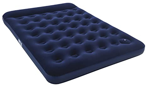Bestway - 67226, Materasso matrimoniale gonfiabile, con pompa a pedale integrata, 203 x 152 x 22 cm