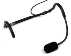 Trantec MIC-X66-BK HM-66 Aerobic Headworn Microphone cw Black goosen