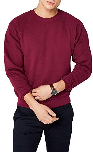 Fruit of the Loom Herren Sweatshirt Gr. L (Herstellergröße: Large) Rot - Burgunderrot