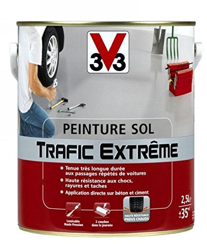 V33 - Peinture Sol Trafic Extreme Gris Fonce Satin 2L5