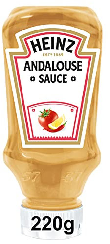 Heinz Sauce Andalouse Flacon Souple Top Down 220g