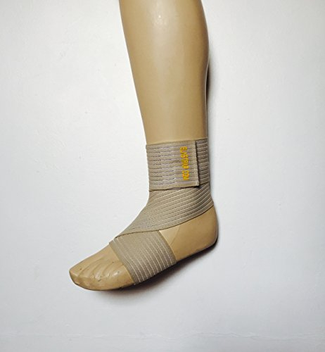 Bande Bandelette Sangle Bandage Strapping Elastique - Compression Contention Maintien Support Attelle Orthese - (BANDE CHEVILLE PEAU 70x7,5 cm)