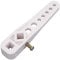 Fully Adjustable White Plastic Toilet Cistern Lever