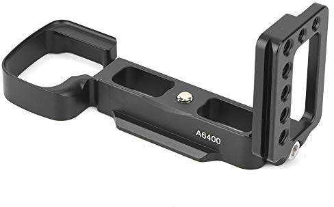 Topiky L Plate for Sony A6400, Aluminum Quick Release Plate Vertical Shooting L Bracket 39mm AS Interface for Sony A6400 Mirrorless Camera