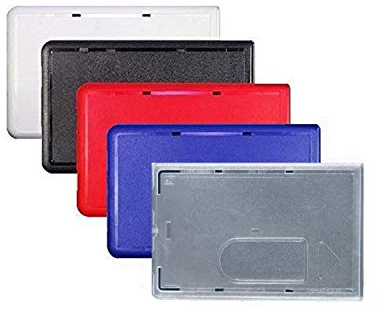 Waizmann.IDeaS® 10x BLAU Schutzhülle Kartenhülle Bankkartenhülle EC Karten Plastikkarten Scheckkarten Bankkarten Kreditkarten Polycarbonat Daumenausschub