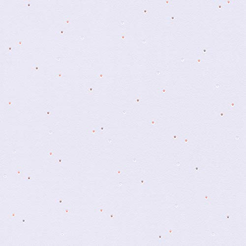 Vliestapete Tapete mit Punkten Tapete Kinderzimmer 219480 21948-0 A.S. Création Boys & Girls 6 | Violett/Lila | Rolle (10,05 x 0,53 m) = 5,33 m²