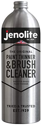 JENOLITE Diluyente de pintura y limpiador de pinceles, 1 litro (diluyente de pintura, limpiador de pistola pulverizadora y lavado, limpiador de pinceles)