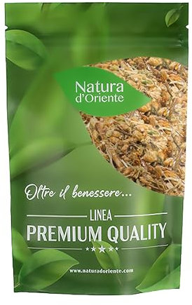NATURA D’ORIENTE Achillea Millefoglie 100g – Erba con Fiori Taglio Tisana – Prodotto Naturale per Infusi – Erba Sfusa Essiccata di Qualità