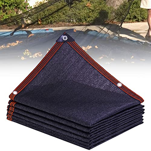 Aocay Leaf Nets for In-Ground and Above Ground Swimming Pools, Rectangle Pool Leaf Net Cover Can Easily Clean Leaves and Debris, Fine Mesh Pool Winter Cover Polyethylene Material
