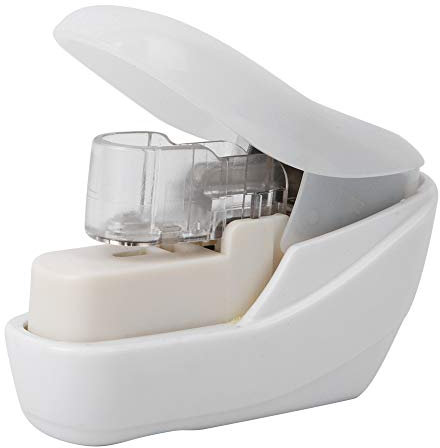 Tyenaza Klammerloser Hefter, Paper Clinch Kompakter klammerfreier Hefter für 4-Blatt-Bindung, arbeitssparender nadelloser Hefter für das Schulbüro