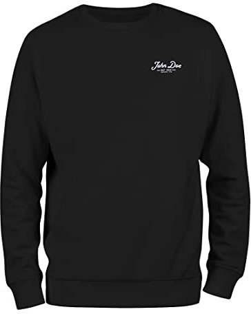 John Doe I Sweater Lettering I Sweatshirt I Pullover I Lifestyle I Herren I schwarz I Größe 2XL