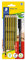 STAEDTLER Bleistift Set Noris, Made from Upcycled Wood, 12 Bleistifte Härtegrad HB, permanenter Universalmarker Lumocolor schwarz, 120 BK12P3