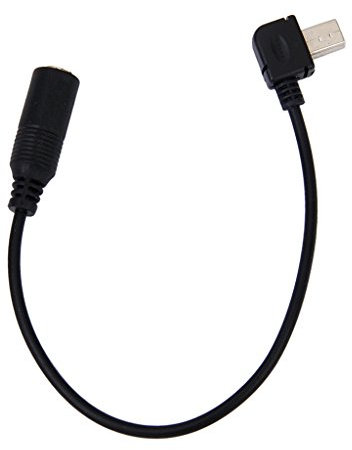 Tiuimk Microphone Adapter Cable for GoPro Hero4/3/3+ - 3.5mm External Mic Connection