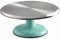 Yizish Tortenplatte Drehbar aus Aluminiumlegierung 30,5 cm, Tortenständer drehbarer Kuchen-Drehteller, Dekorationssets zum Backen, Gebäck und Cupcakes (Cyan)