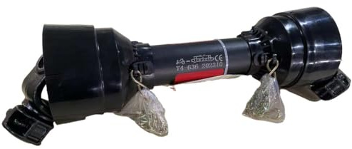 Zapfwelle Gelenkwelle,636-716mm 780Nm Kardanwelle Gelenkwelle mit Schutz PTO-Shaft Antriebswelle,1 3/8 - 6 Zähne,TYP B (42-58cm)