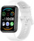 Silikon Armband für Huawei Watch Fit 2, Sport Armbänder Uhrenarmband, Ersatzarmband für Huawei Watch Fit 2 (White)