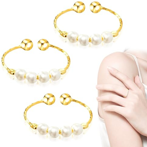 YANINEE 3 Stück Anxiety Anti Atress Ring, Worry Rings für Damen Verlobungsringe, Geschenke für Freund